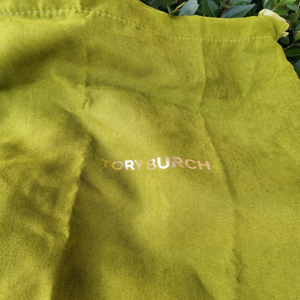 Tory Burch Kira Diamond Quilt Suede Small Shoulder Bag Handbag- Lime Green NWT - Picture 3 of 16